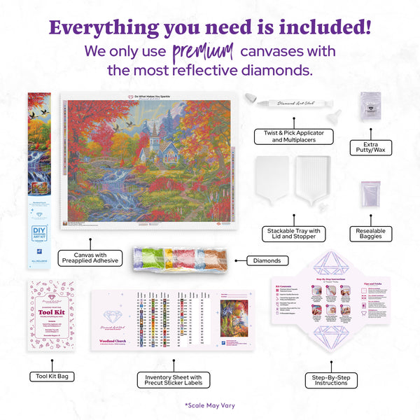 Woodland Church – Diamond Art Club