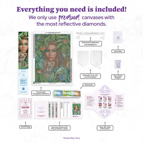 Year of the Tiger Diamond Painting Kit – Diamond Art Club