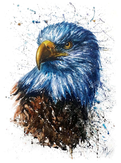 Diamond Painting American Eagle 20" x 27″(51cm x 69cm) / Round with 34 Colors including 2 ABs / 43740