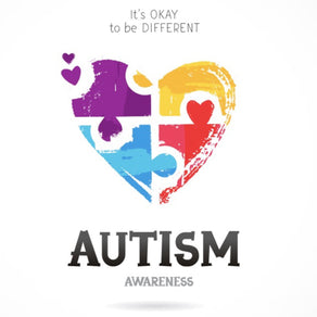 Diamond Painting Autism Awareness 12.6" x 12.6″ (32cm x 32cm) / Square With 12 Colors Including 1 AB