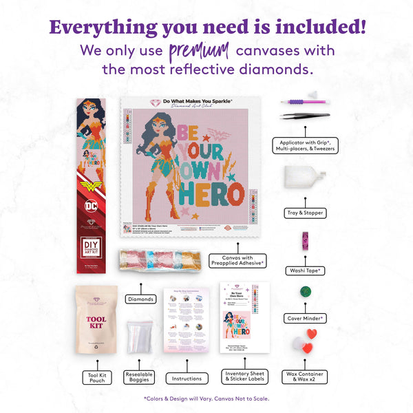 Be Your Own Hero Diamond Art Club