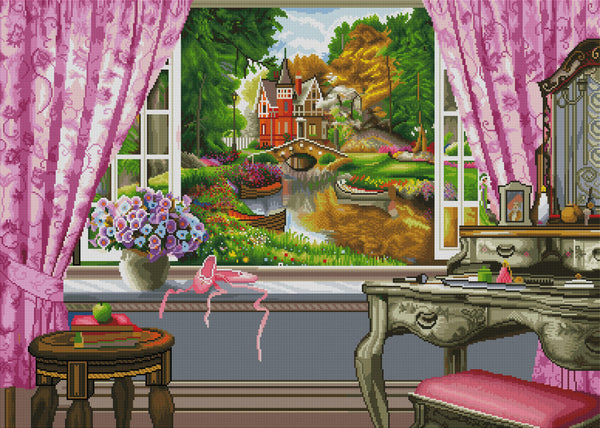 bedroom-view-diamond-art-