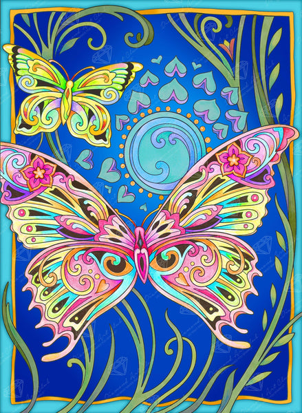 Colorful Butterfly – Diamond Art Club