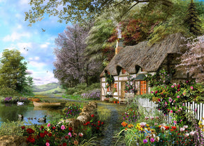 Diamond Painting Countryside Cottage 38.6" x 27.6" (98cm x 70cm) / Square with 68 Colors including 6 ABs / 110,433