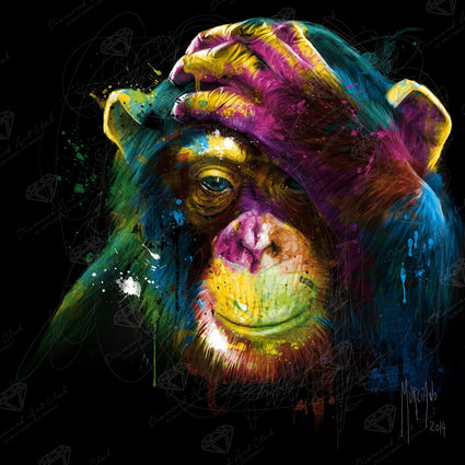 Diamond Painting Darwin's Preoccupations Square with 34 Colors / 16.5″ x 16.5″ (42cm x 42cm) / 27,232