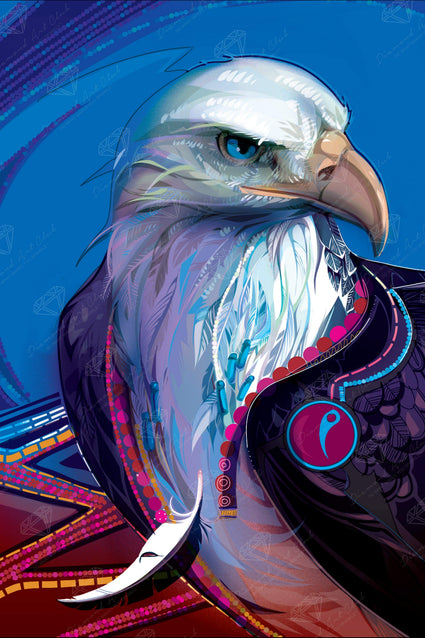 Diamond Painting Handsome Bird 20" x 30″ (51cm x 76cm) / Round With 46 Colors Including 1 AB
