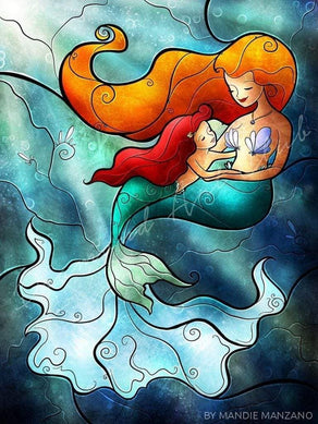 Diamond Painting I Remember Love 7.9" x 10.6" (20cm x 27cm) / Square with 31 Colors / 8,268