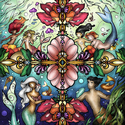 Diamond Painting Matchmakers Maze 25.6" x 25.6" (65cm x 65cm) / Square with 65 Colors including 5 ABs / 68,121