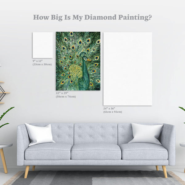 Peacock Diamond Painting Kit – Diamond Art Club