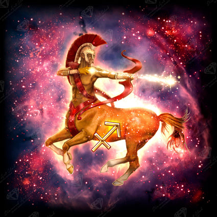 Diamond Painting Sagittarius 22" x 22" (55.8cm x 55.8cm) / Square with 54 Colors including 3 ABs / 50,176