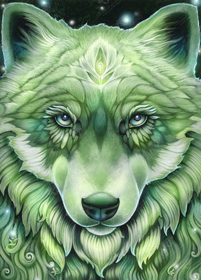 Diamond Painting Seek the Lesson 20" x 28" (50.8cm x 70.7cm) / Square With 23 Colors Including 2 ABs and 1 Fairy Dust Diamonds / 57,936