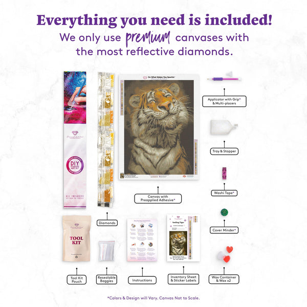 What is in a Diamond Art Kit? - Smiling Colors