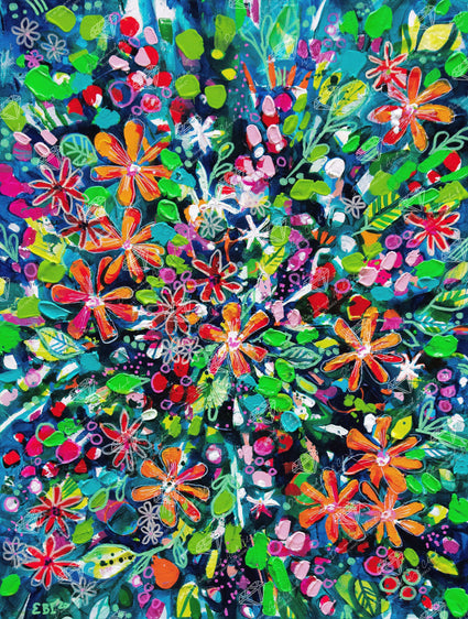 Diamond Painting Spring Bouquet 22" x 29″ (56cm x 74cm) / Square with 40 Colors including 3 ABs