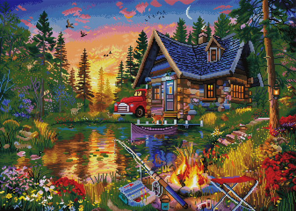 summer-sunset-fishing-diamond-
