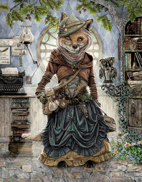 Diamond Painting The Librarian 25.6" x 32.7" (65cm x 83cm) / Square with 61 Colors including 3 ABs and 1 Electro Diamonds / 86,913