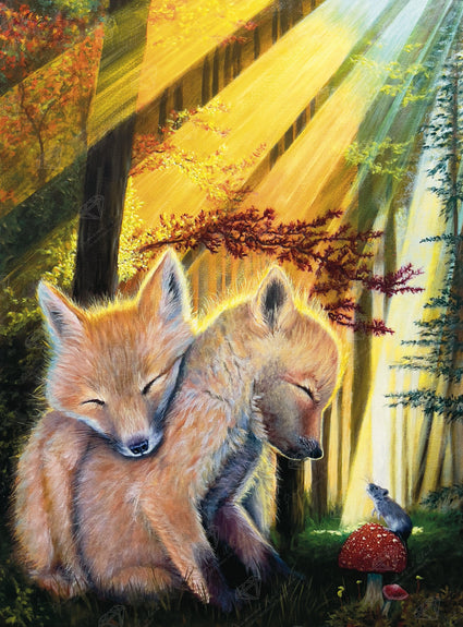 Diamond Painting The Warmth of Home 20" x 27" (50.8cm x 68.7cm) / Square with 60 Colors including 5 ABs / 56,304