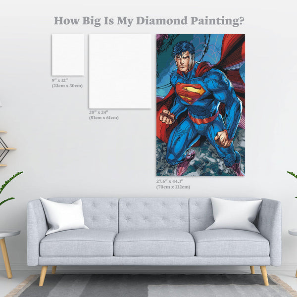 Superman Diamond Painting Truth and Justice Diamond Art Club®