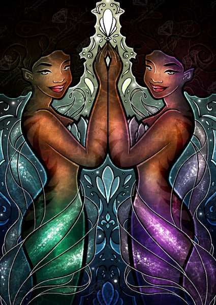 Diamond Painting Twinzies 22" x 31" (56cm x 79cm) / Square with 50 Colors including 5 ABs / 68,952