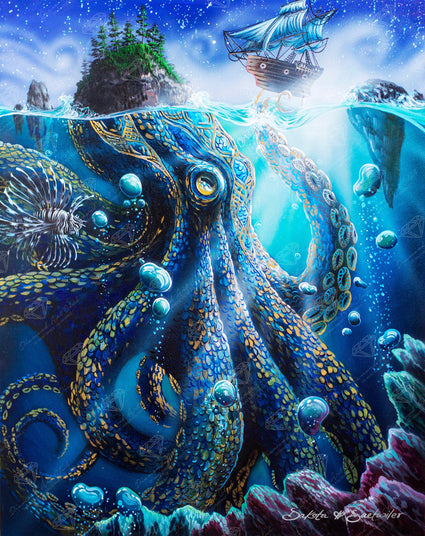 Diamond Painting What Lies Beneath 27.6" x 34.7" (70cm x 88cm) / Square With 51 Colors Including 5 ABs / 96,673