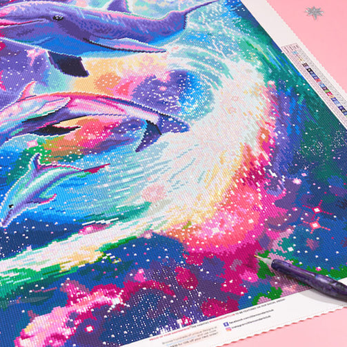 diamond painting on foam board