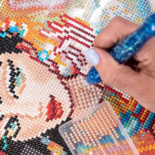 aerial view diamond paint