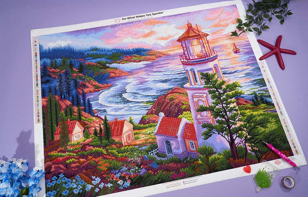castle beach diamond art