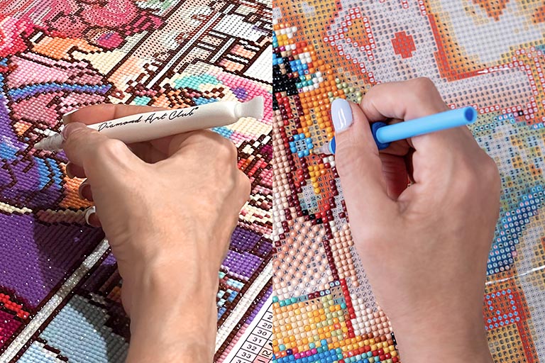 Kit Peinture Diamant 5D Chèvre Colorée 30x40 Cm - DIY Artisanat Avec Diamants Full Drill - Déco Murale