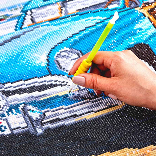 diamond painting classic car