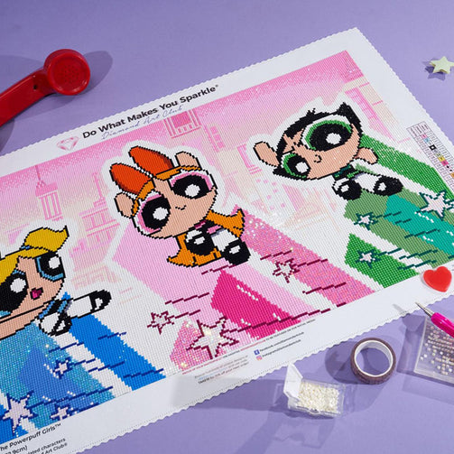 diamond painting powerpuff girls