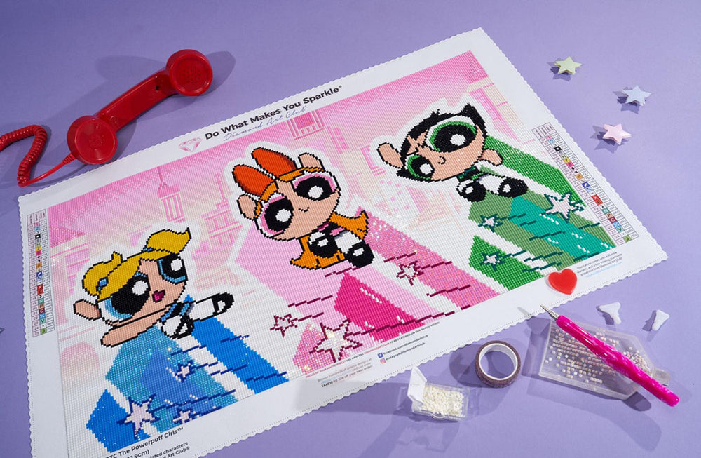 diamond painting powerpuff girls