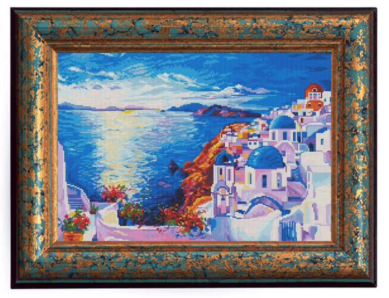 framed diamond art painting