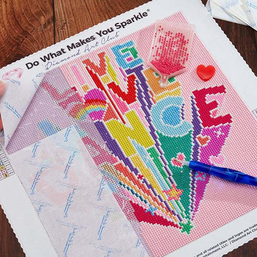 live love dance diamond art