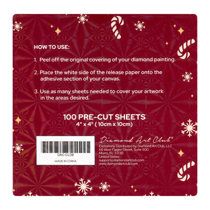 Diamond Painting 100 Sheets Christmas Release Paper Squares