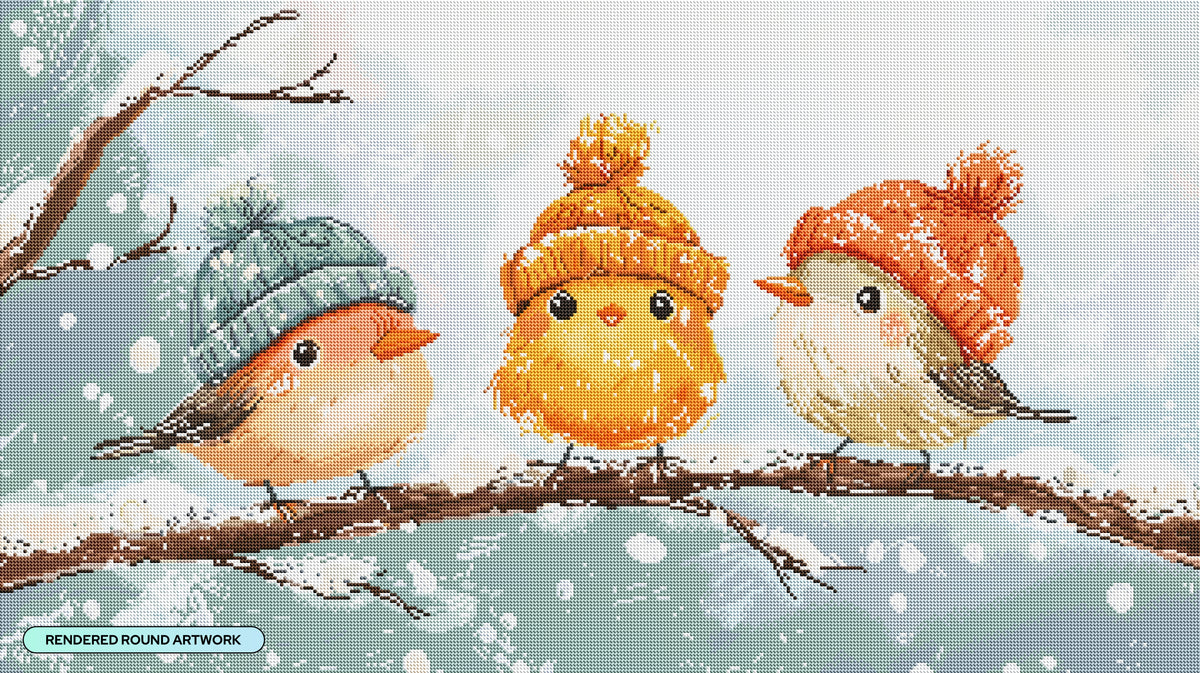Adorable Winter Birds