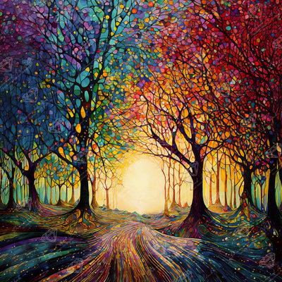 Colorful Autumn Trees