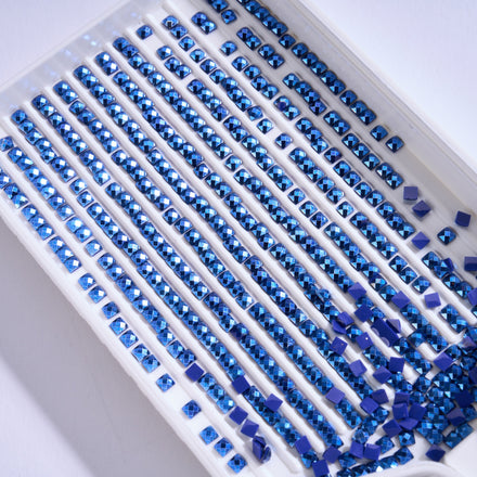 Close-up of Electro diamonds.