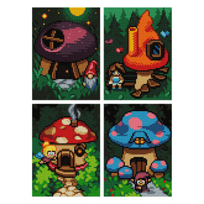 Enchanted Mushroom Houses - MEGA Dazzles™