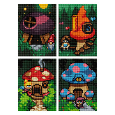 Enchanted Mushroom Houses - MEGA Dazzles™