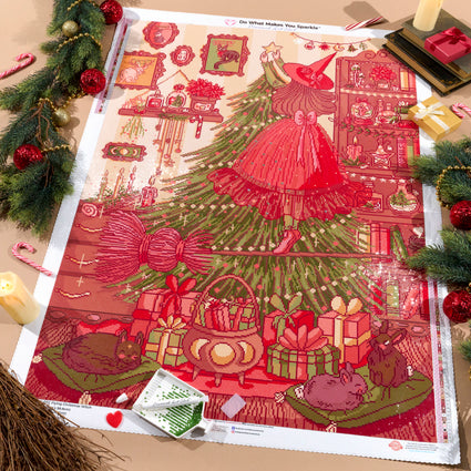Flying Christmas Witch
