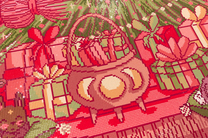 Flying Christmas Witch