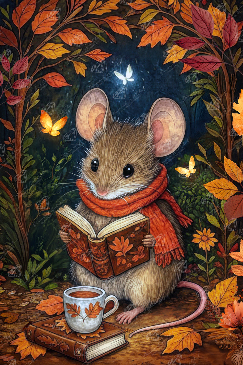 Fairy Tales Mouse Reading