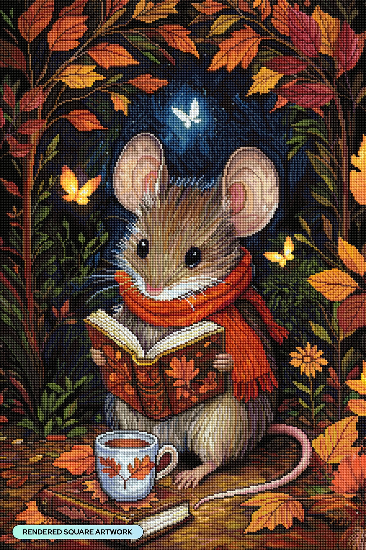 Fairy Tales Mouse Reading