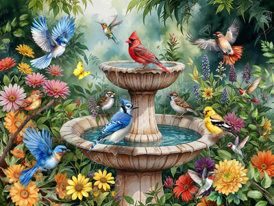 Garden Bird Bath