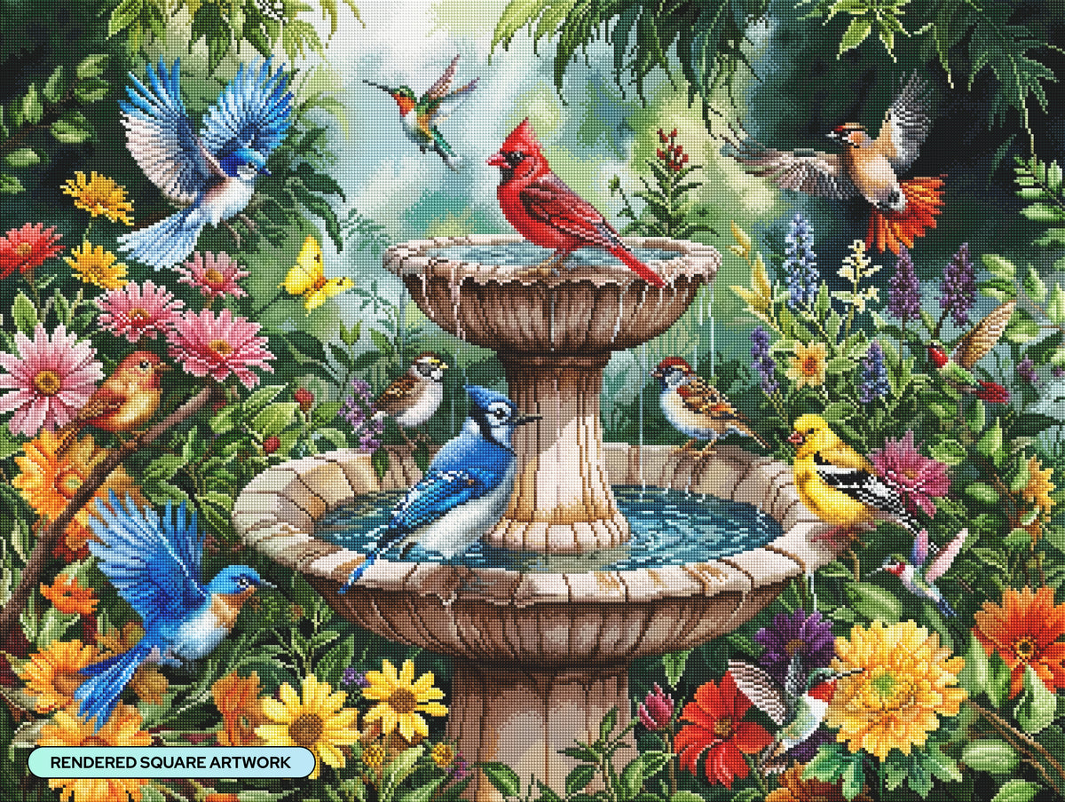 Garden Bird Bath