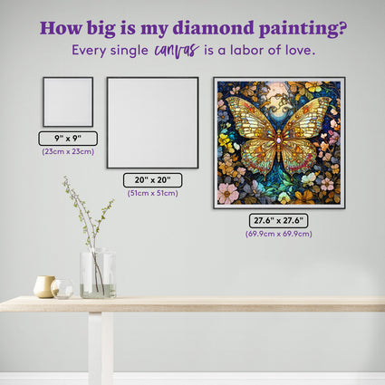 Golden Verdigris Butterfly