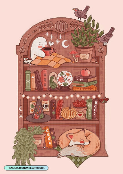 Magical Autumn Shelf