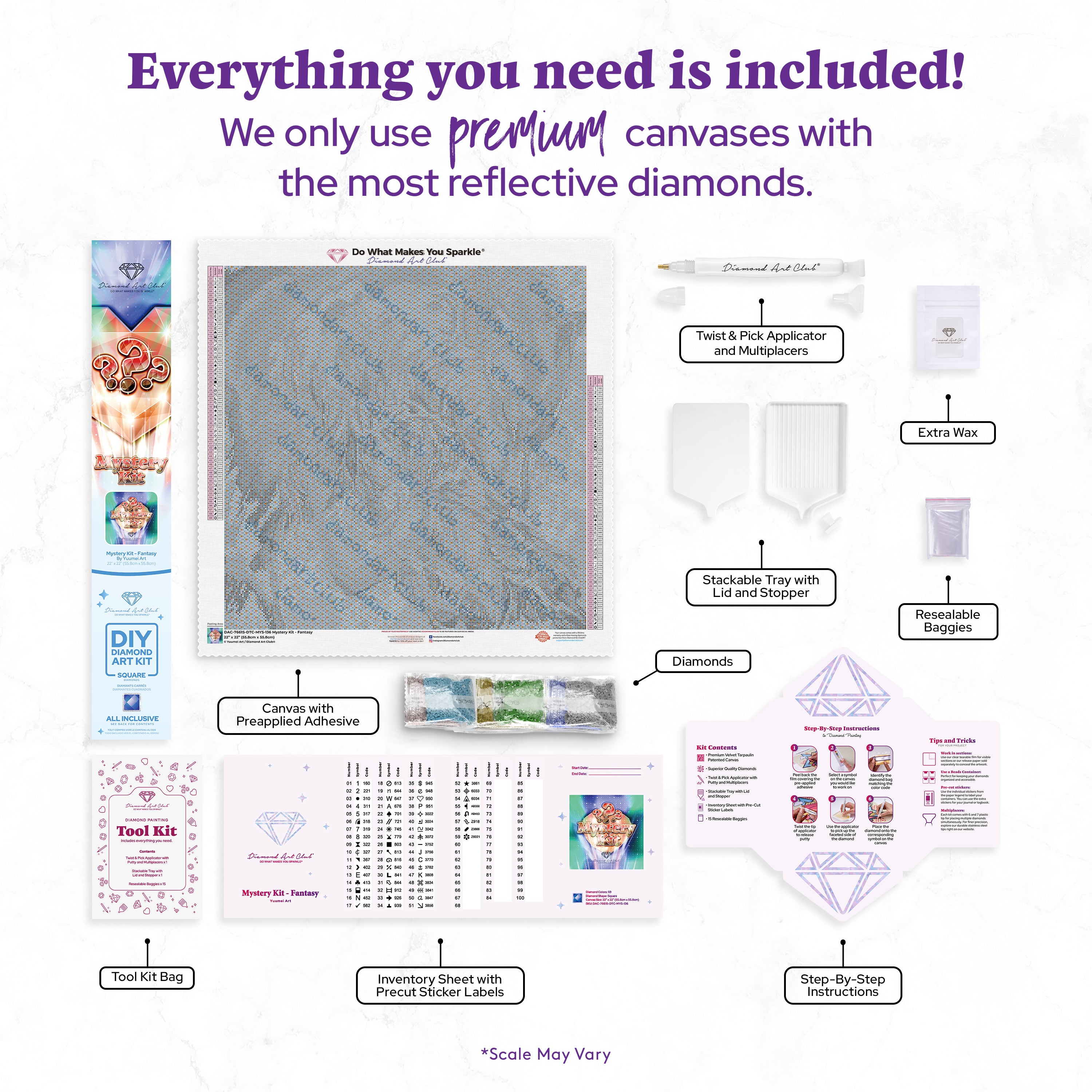 Mystery Kit - Fantasy Diamond Painting Kit – Diamond Art Club