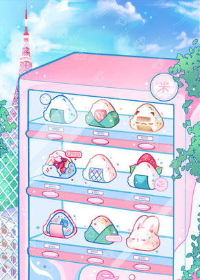 Onigiri Vending and Tokyo Tower