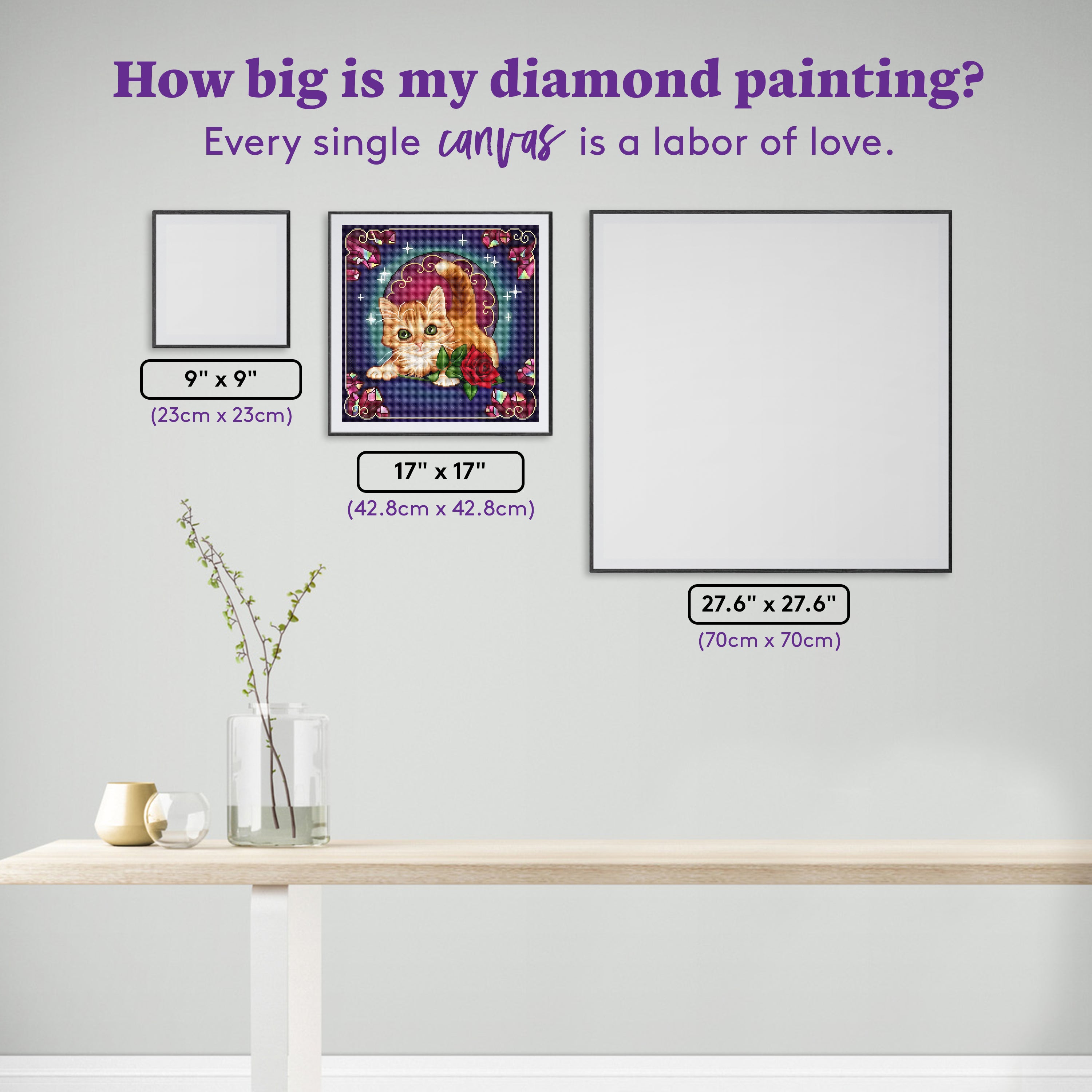 Scorpio Zodiac Kitten Diamond Painting Kit – Diamond Art Club