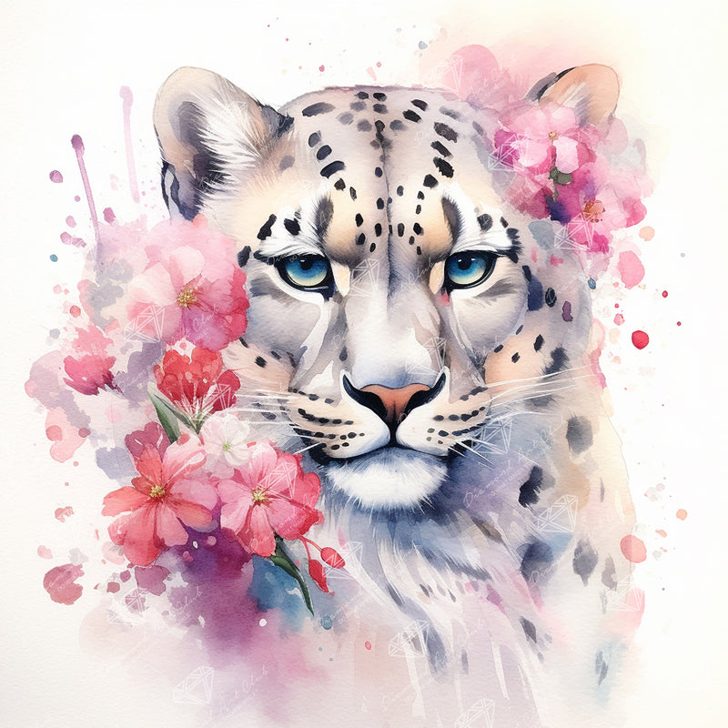 Spotted Floral Leopard